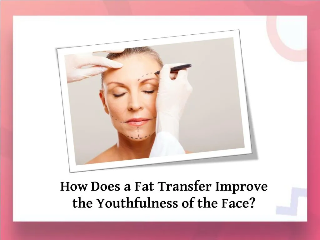 how does a fat transfer improve the youthfulness