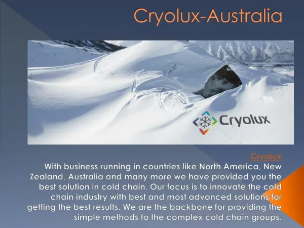 Cryolux Australia