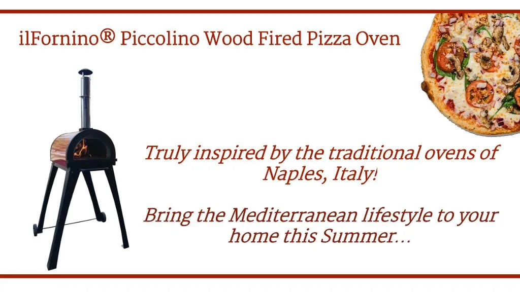 ilfornino piccolino wood fired pizza oven
