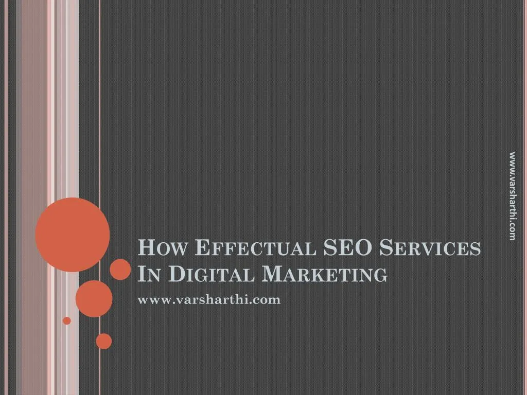 how effectual seo services in digital marketing