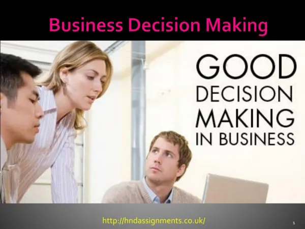 Business Decisions Making