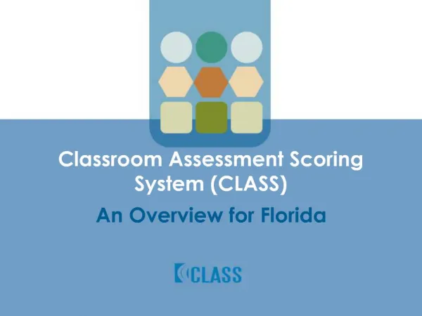 Classroom Assessment Scoring System CLASS