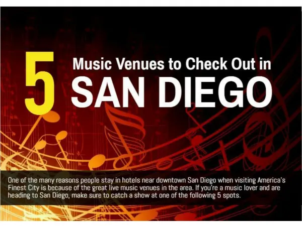 5 Music Venues to Check Out in San Diego