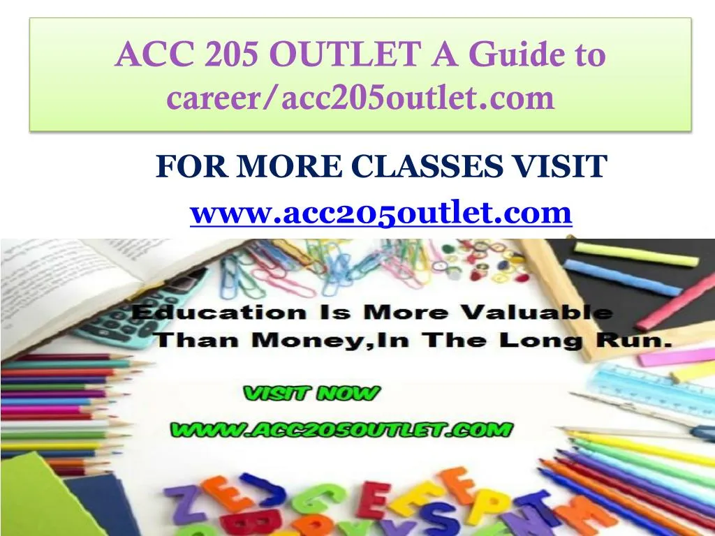 acc 205 outlet a guide to career acc205outlet com