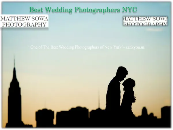 Best NYC Wedding Photographers