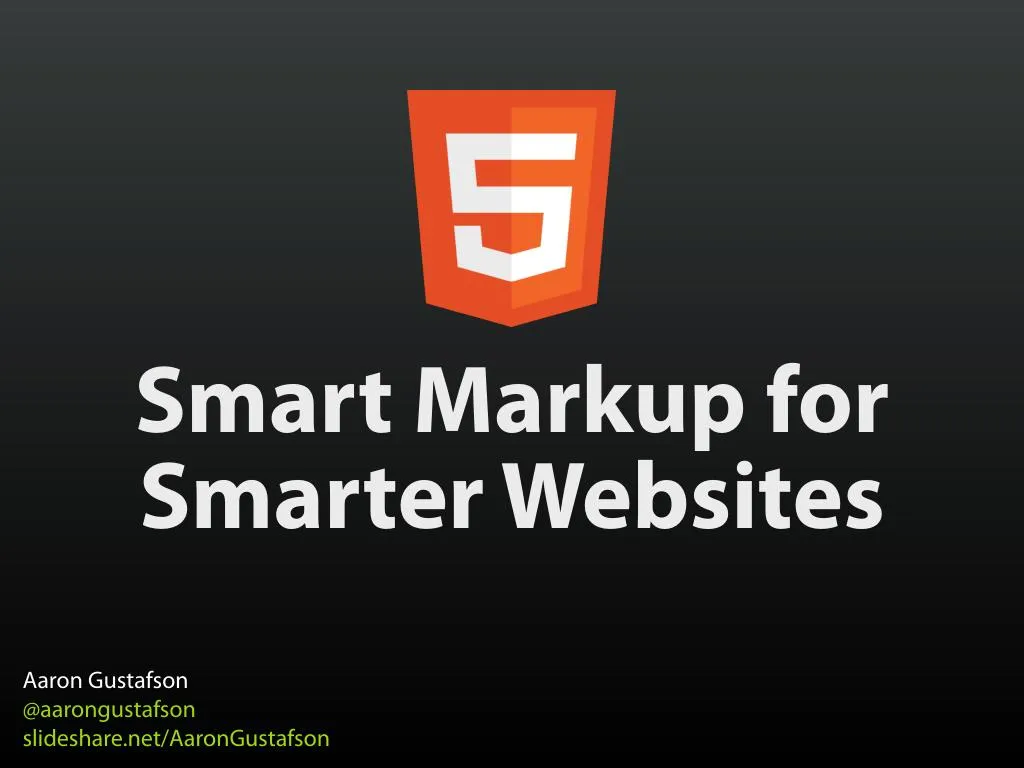 smart markup for smarter websites