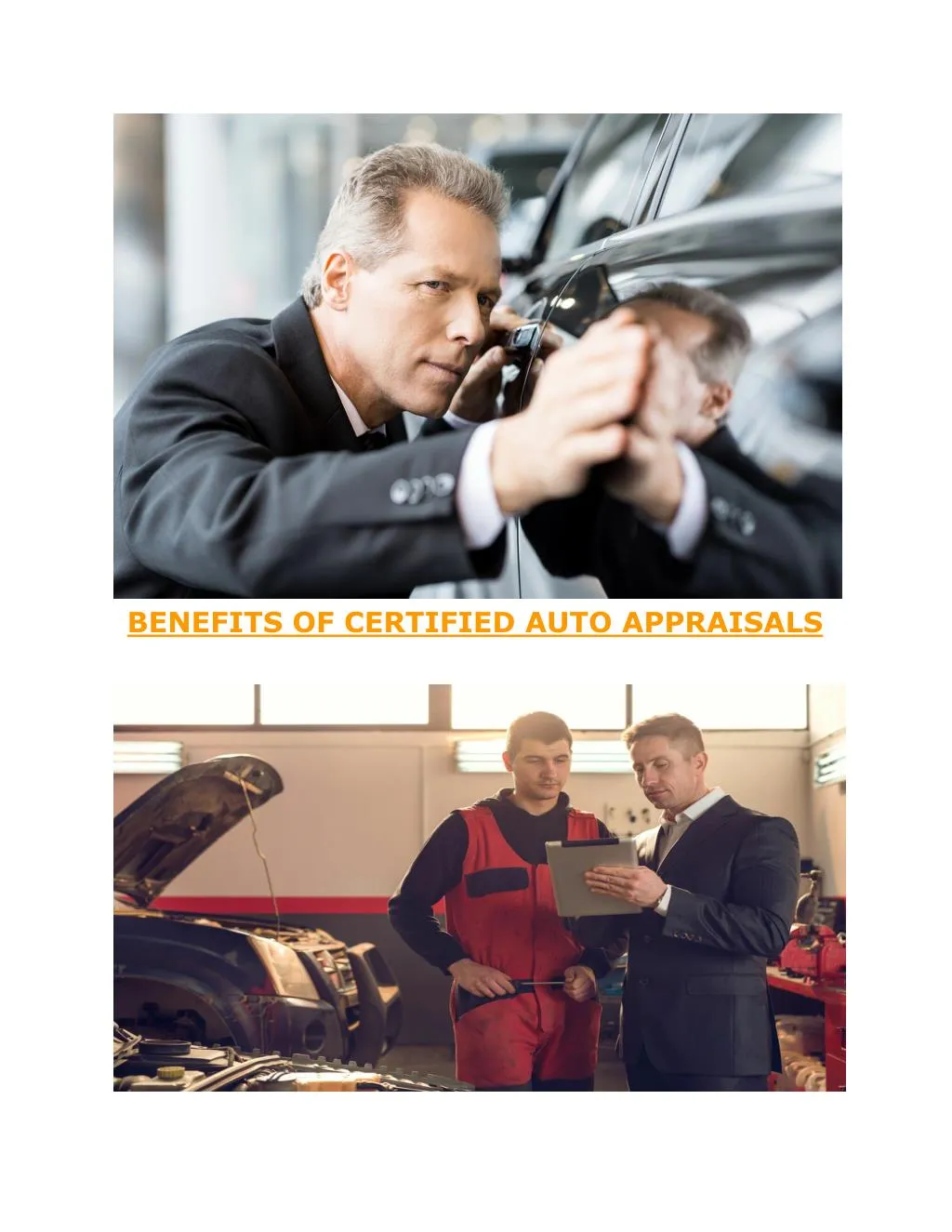benefits of certified auto appraisals