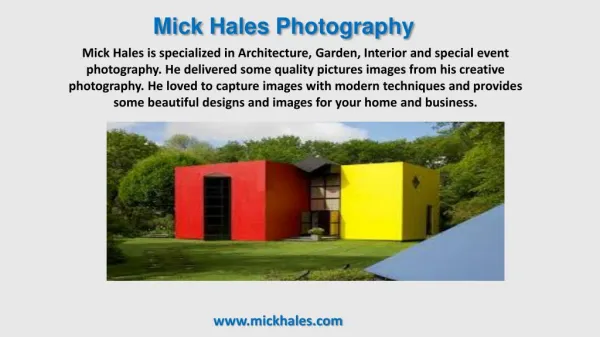 Mick Hales Interior photographer in New York