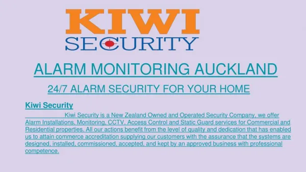 Residential Security, CCTV Service.