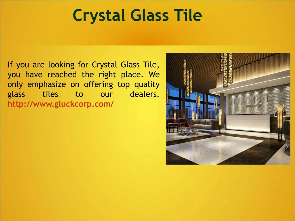 crystal glass tile