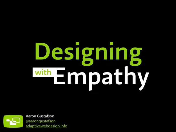 Designing with Empathy [Reasons to be Creative 2013]