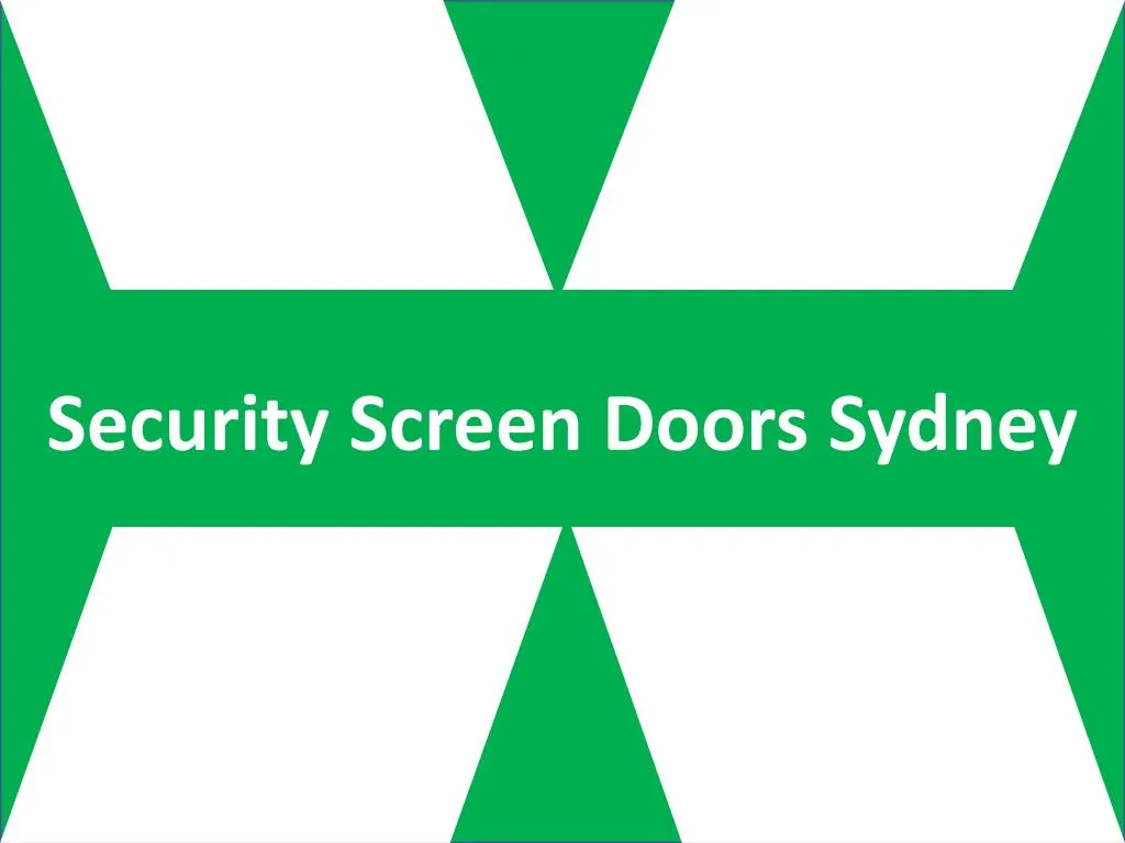 security screen doors sydney