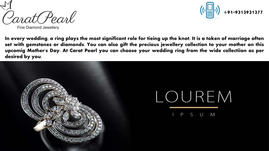 Emerald Ring: Buy Designer Diamond Emerald Ring Online India | Rose