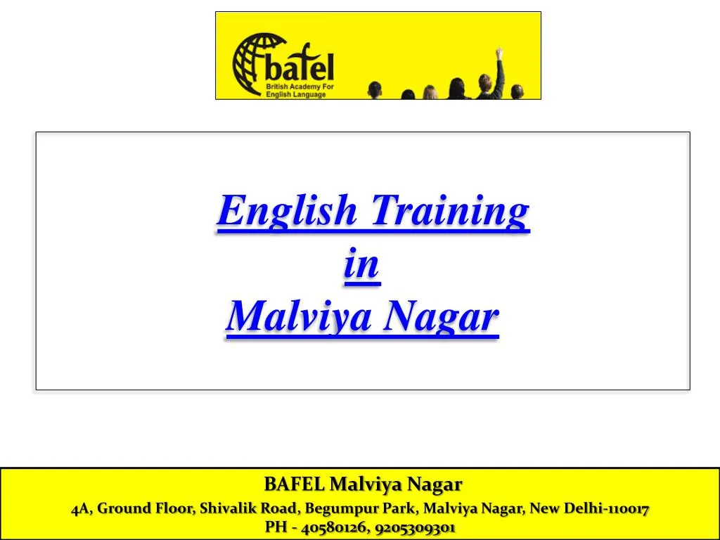 english training in malviya nagar