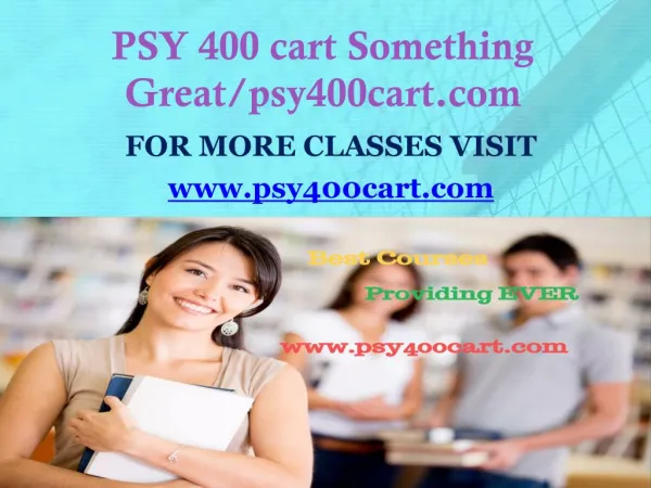 PSY 400 cart Something Great/psy400cart.com