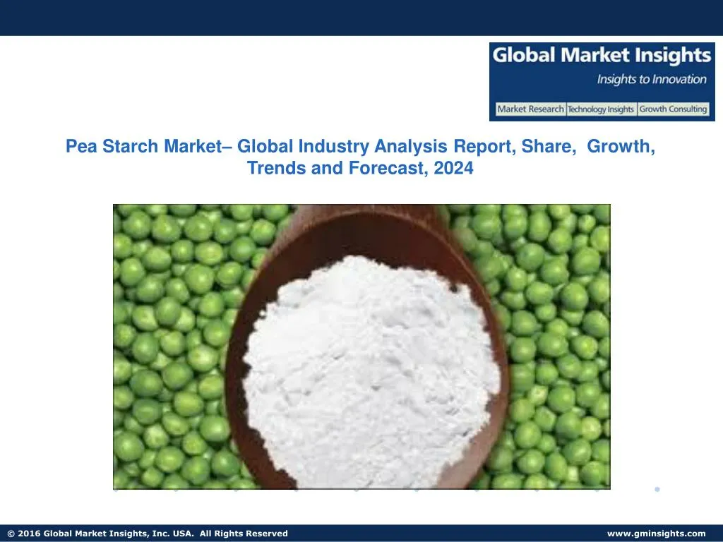 pea starch market global industry analysis report