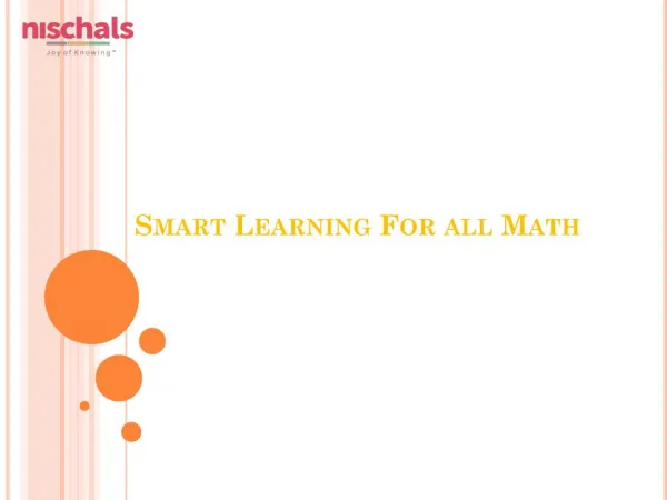 smart learning for all maths