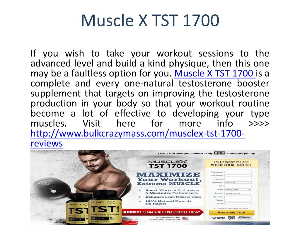 muscle x tst 1700