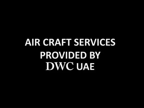 AIR CRAFT SERVICES