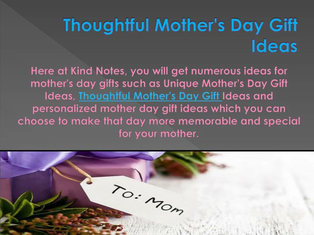 thoughtful mother s day gift ideas