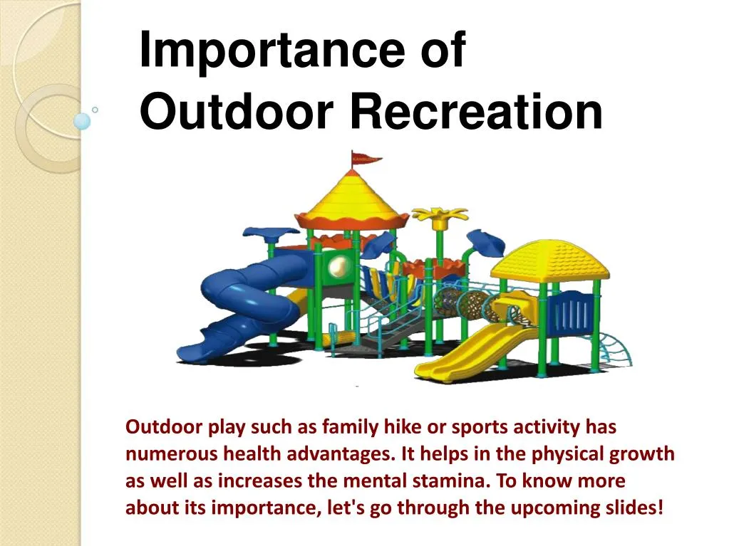 importance of outdoor recreation