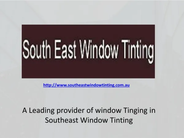 Southeast Window Tinting