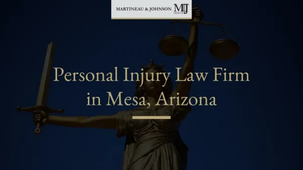 An Introduction to Martineau & Johnson Injury Law