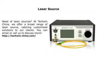 Laser Source - slide 1