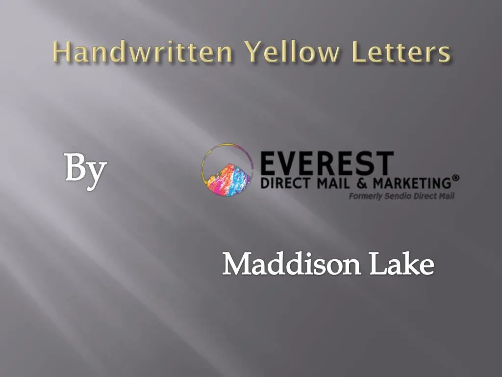 handwritten yellow letters
