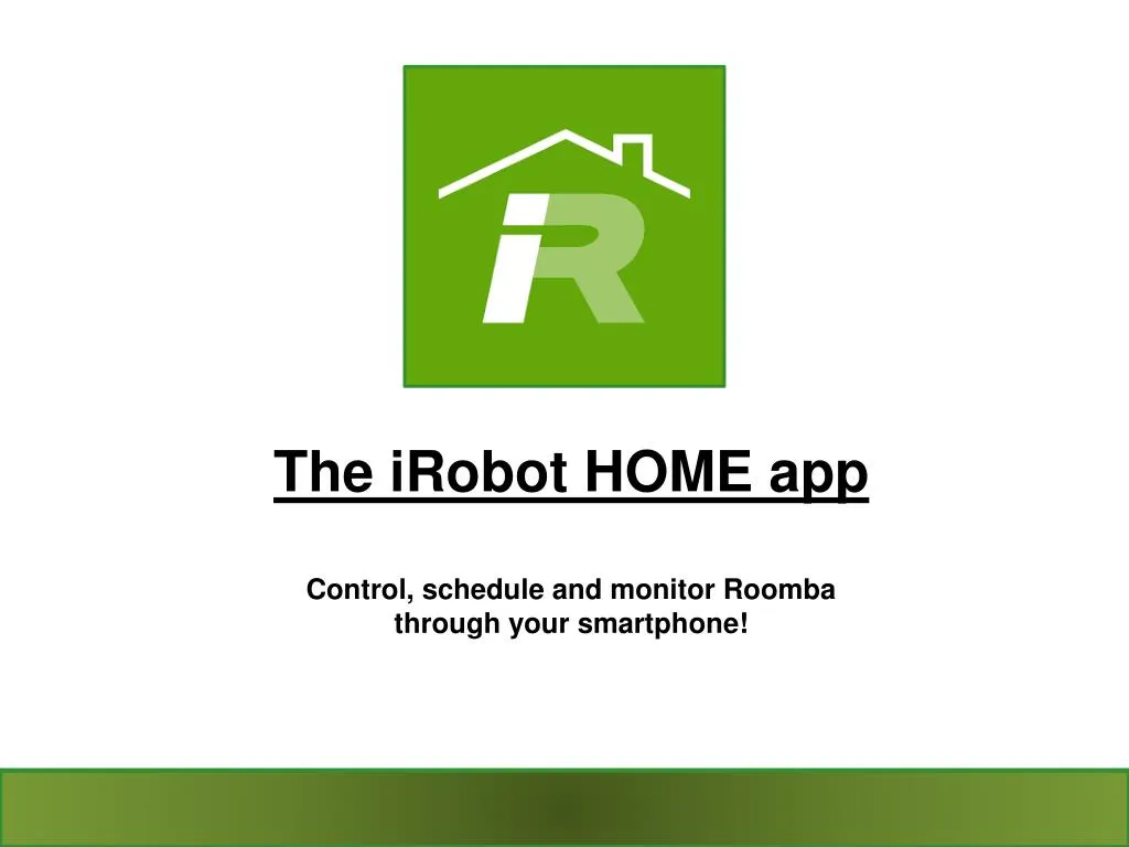 the irobot home app