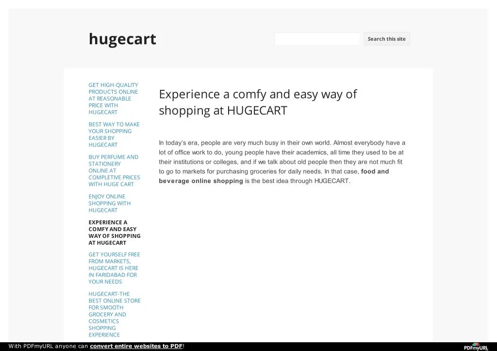 hugecart