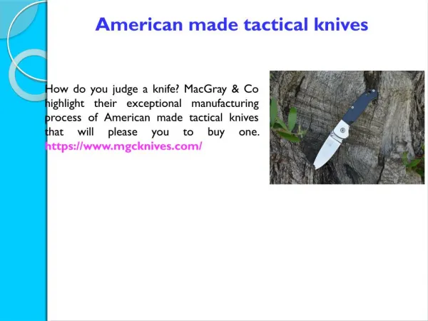 American made Pocket Knives
