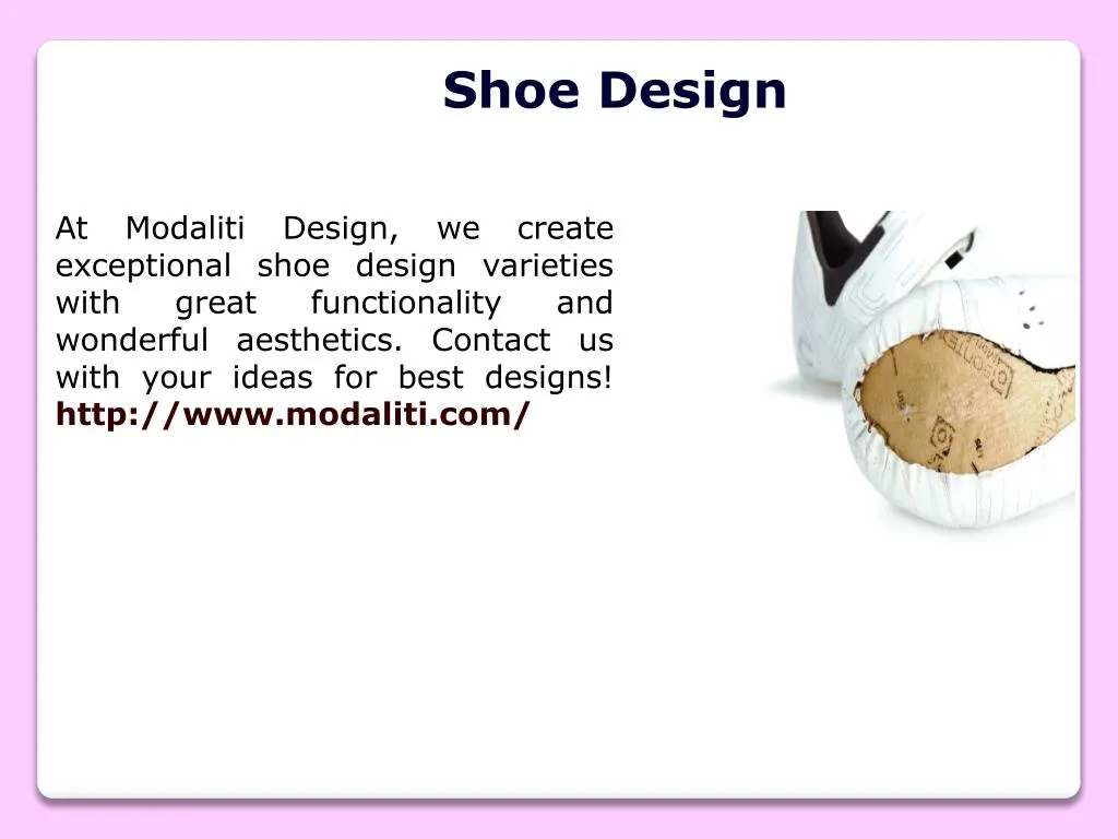 shoe design