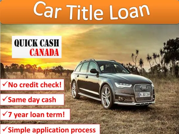 Bad credit Car loan London