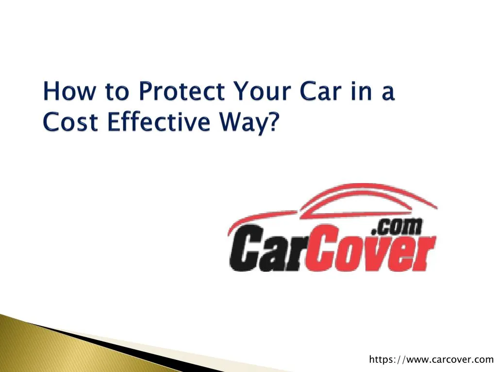 how to protect your car in a cost effective way