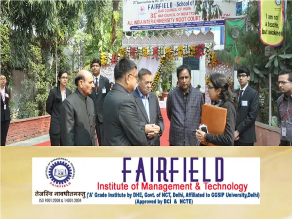 Fairfield Institute of Management & Technology |FIMT| GGSIP University