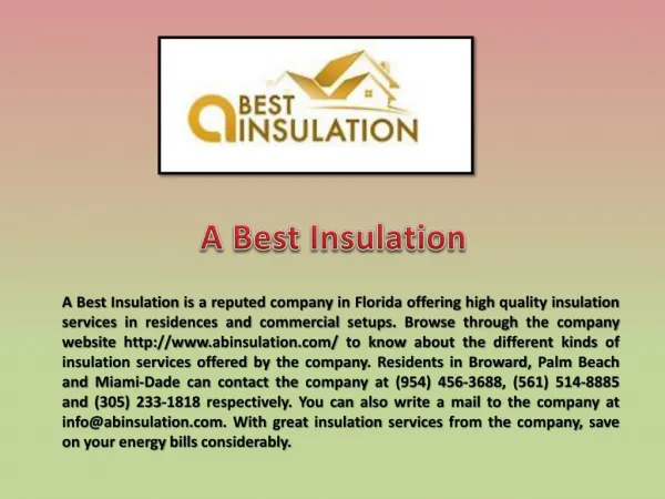 Miami Insulation Services