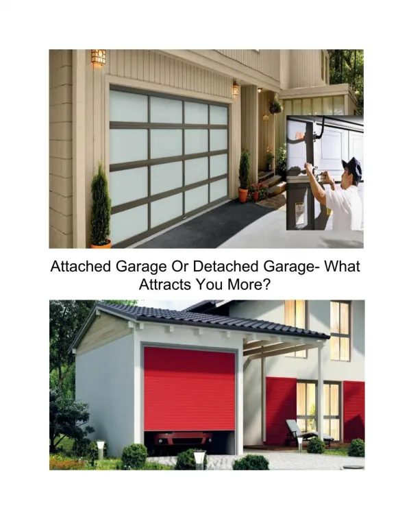 Garage door replacement services at your doorstep