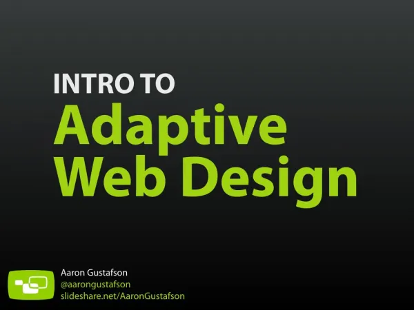 Intro to Adaptive Web Design [ChaDev Lunch]