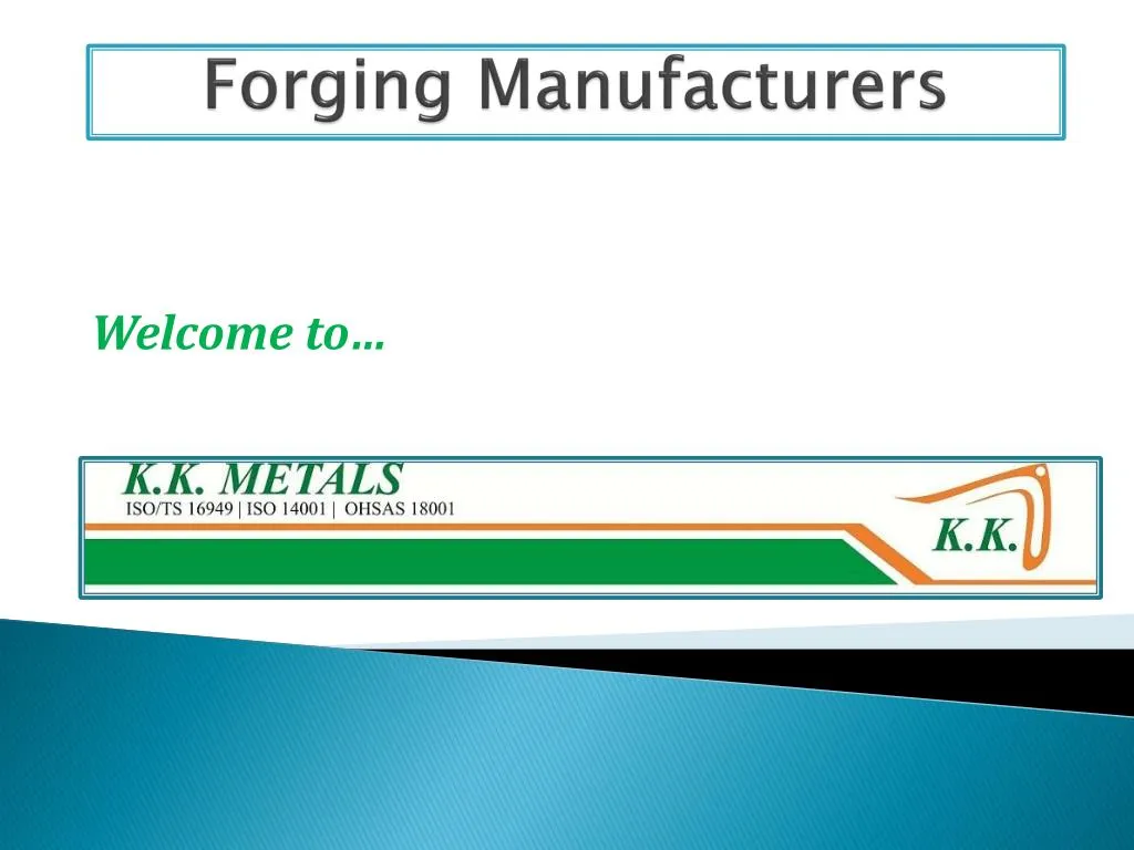 forging manufacturers
