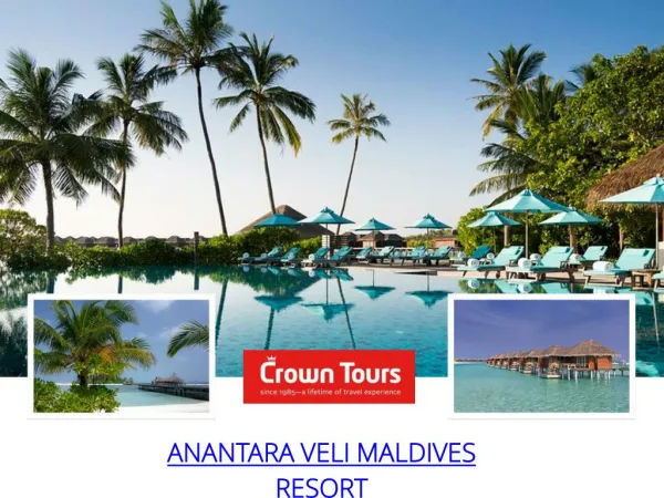 Anantara Veli Maldives Resort : Relax in the over water bungalow