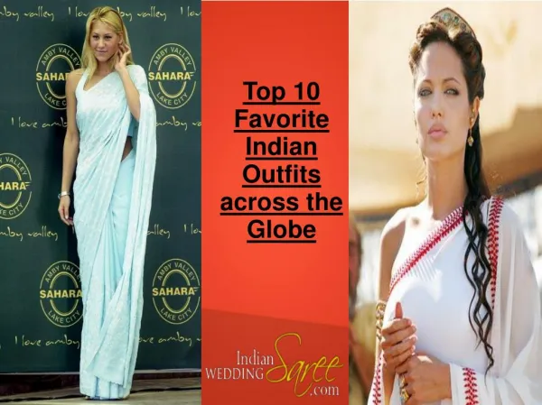 Favorite Indian Outfits across the Globe