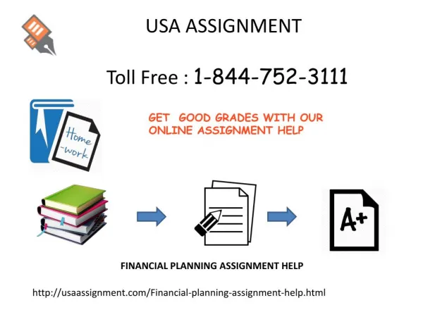 Financial Planning Assignment Help Dial: 1-844-752-3111