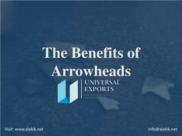 The Benefits of Arrowheads Jewellery -Alakik