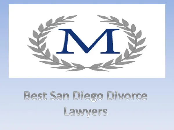 San Diego Divorce Lawyers