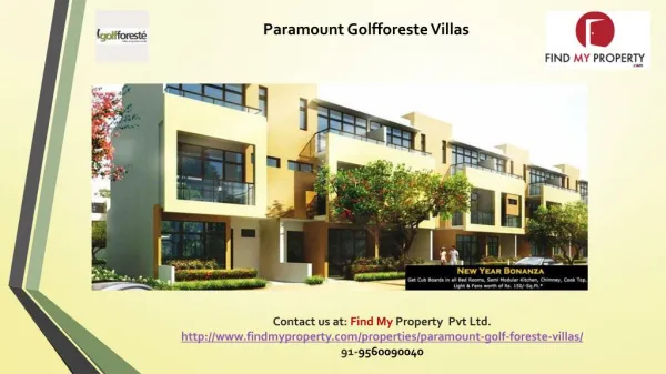 Paramount golf foreste villas -9560090040