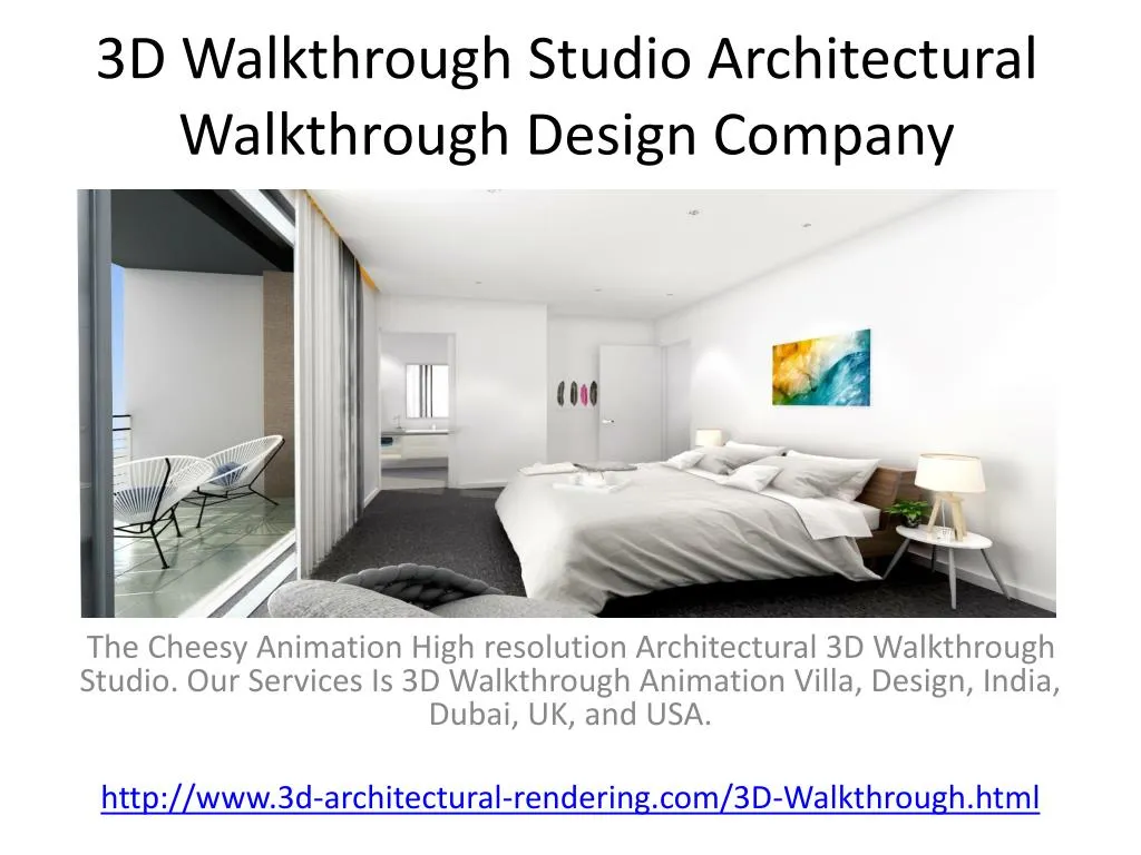 3d walkthrough studio architectural walkthrough design company
