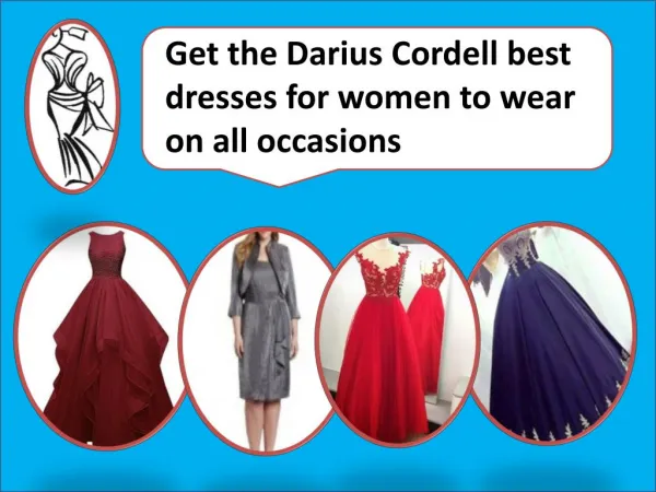 Get Darius Cordell best dresses at huge discounts