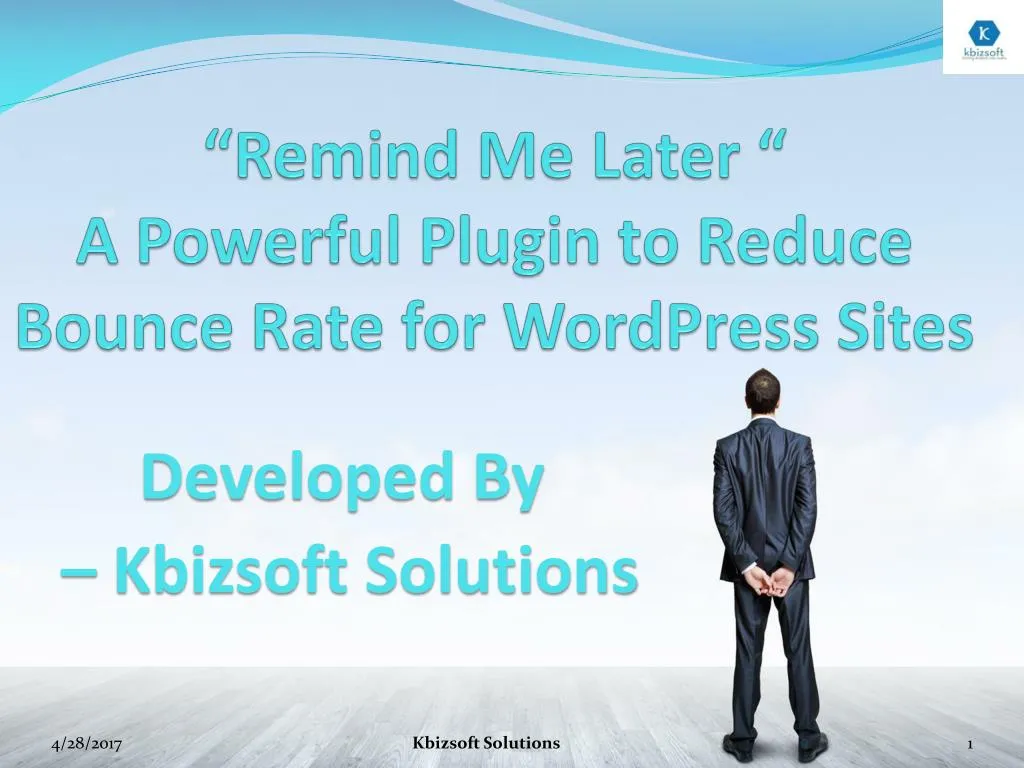 remind me later a powerful plugin to reduce bounce rate for wordpress sites