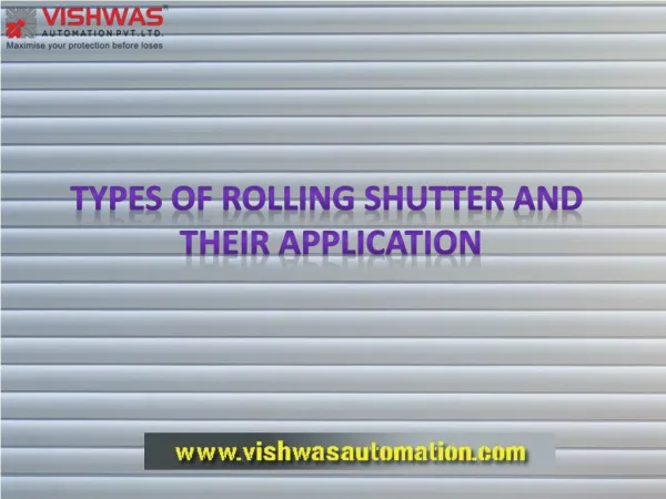 Types of Rolling Shutter and Their Application